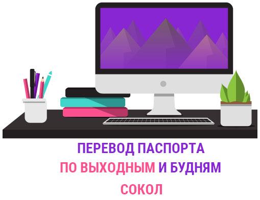 Перевод паспорта Сокол