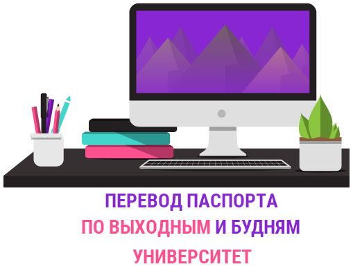  Перевод паспорта Университет  